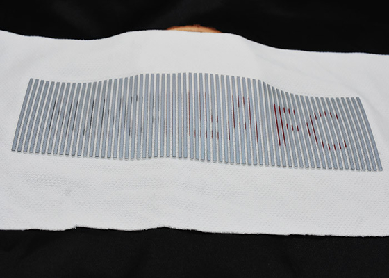 Niestandardowe 1 mm silikonowe etykiety termotransferowe do drukowania na odzież