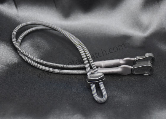 Szary matowy OEM Metalowa klamra Elastyczny sznurek do spodni dresowych