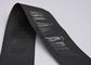 Odzież Niestandardowe logo Poliestrowe paski parciane Wytłaczane 35 mm Czarne