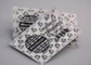 Drukowane z czarnymi błyszczącymi logo Niestandardowe silikonowe etykiety na odzież