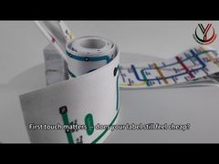 SGS ODM Sitodrukowe Naszywki na Taśmie 100% Bawełnianej Oeko Tex Standard 100