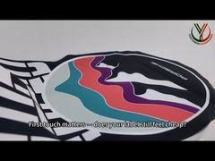 Drukowanie niestandardowych logo silikonowych na tkanych etykietach do odzieży