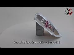 Bliższe spojrzenie: wytłoczone okrągłe logo Nike TPU 3M odblaskowe etykiety na spodnie dresowe