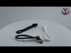 Zegarek: Silikonowy ściągacz zamka błyskawicznego TPU w kształcie litery U. Prezentacja ściągacza zamka błyskawicznego YKK z PVC