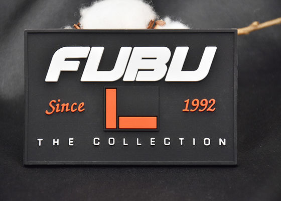 Wytłaczane naszywki z PVC 3D, odzież i torby Niestandardowe gumowe naszywki