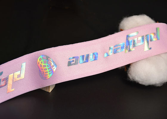 Odzież Spodnie 30 mm elastyczna taśma z nadrukowanym błyszczącym logo TPU