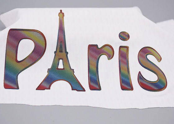 Kolorowe napisy Folia termotransferowa Etykiety odzieżowe Dostosowane