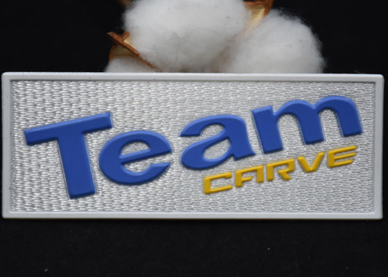 Tatami Fabric Custom Clothing Patch 3D Silikonowe plastry termotransferowe